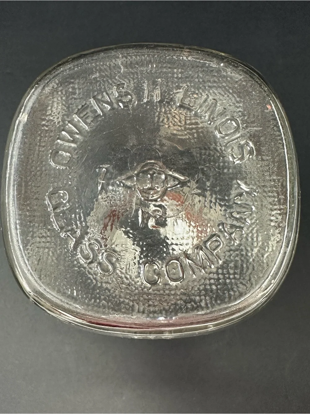 Vintage Presto Supreme Mason Jar Zinc Cap w/ Glass Lid Insert Owens-Illinois Co.